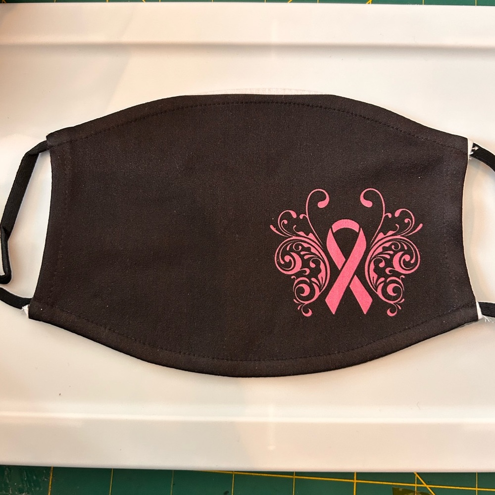 Beast Cancer Awareness Face covering mask